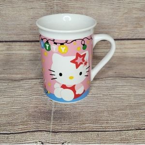 Hello Kitty 8oz christmas Holiday ceramic mug
